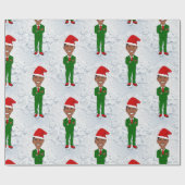 Barack Obama Santas Geschenkpapier (Flach)