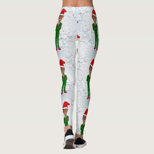 Barack Obama Santas Leggings (Rückseite)