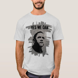 Barack Obama. Schablonen-Asphalt T-Shirt