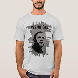 Barack Obama. Schablonen-Asphalt T-Shirt