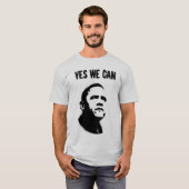 Barack Obama. Schabloneneffekt T-Shirt (Vorne ganz)
