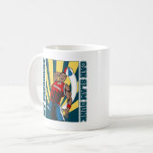 Barack Obama Slam Dunk Kaffeetasse (Vorderseite Links)