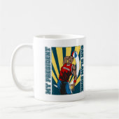 Barack Obama Slam Dunk Kaffeetasse (Links)