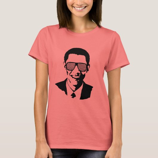 Barack Obama-Sonnenbrille T-Shirt (Vorderseite)
