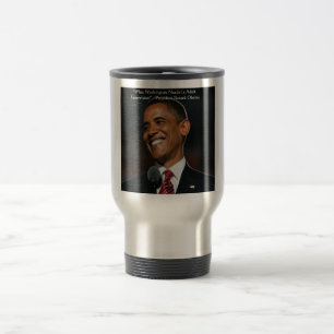 Barack Obama & Spaß Quotierungen Reisebecher