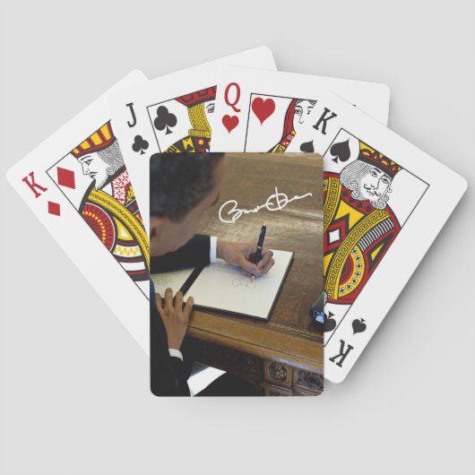 Barack Obama Spielkarten (Rückseite)