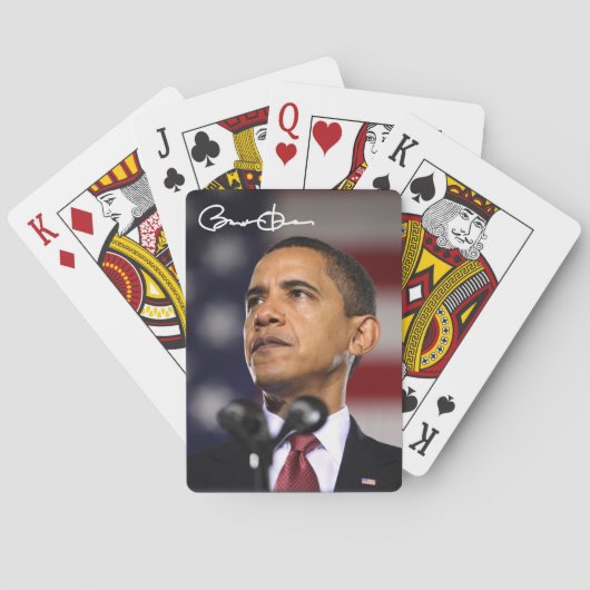 Barack Obama Spielkarten (Rückseite)