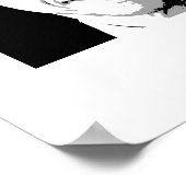 BARACK OBAMA SQUARE PORTRAIT -.png Poster (Ecke)