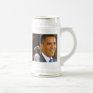 BARACK OBAMA Stein Bierglas