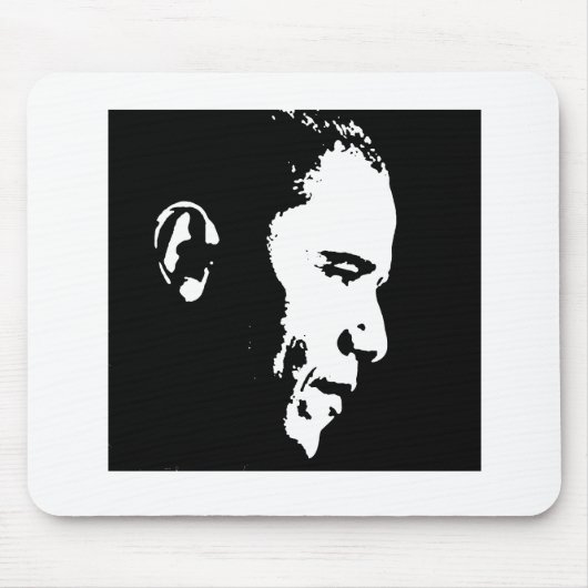 Barack Obama stellen gegenüber Mousepad (Vorne)