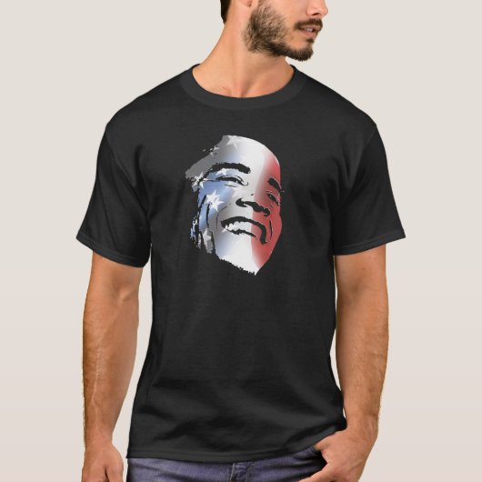 Barack Obama stellen gegenüber T-Shirt (Vorderseite)
