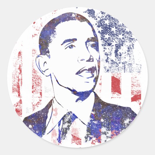 Barack Obama Stickers (Vorderseite)