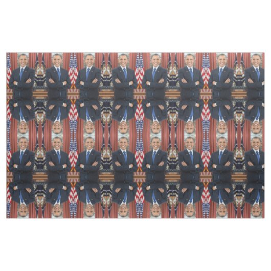 Barack Obama Stoff (Fat Quarter (45,7 x 55,9 cm))