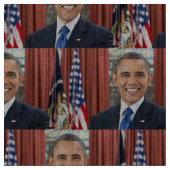 Barack Obama Stoff (Nahaufnahme)