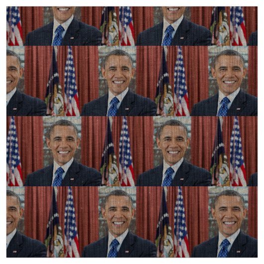 Barack Obama Stoff (Muster)
