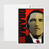 Barack Obama Super Hero Postkarte (Vorne/Hinten)