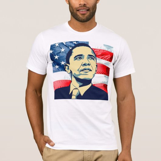 Barack Obama T-Shirt (Vorderseite)