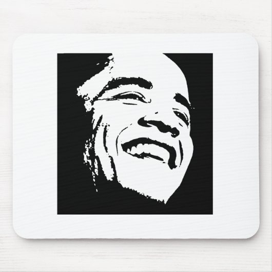 Barack Obama T - Shirt Mousepad (Vorne)