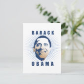 Barack Obama T - Shirt Postkarte (Stehend Vorderseite)