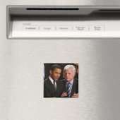 Barack Obama & Ted Kennedy Magnet (In Situ (Geschirrspüler))