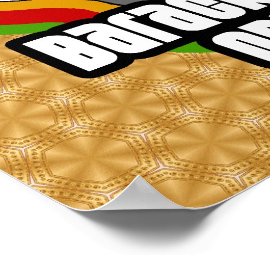 Barack Obama Throw Poster (Ecke)