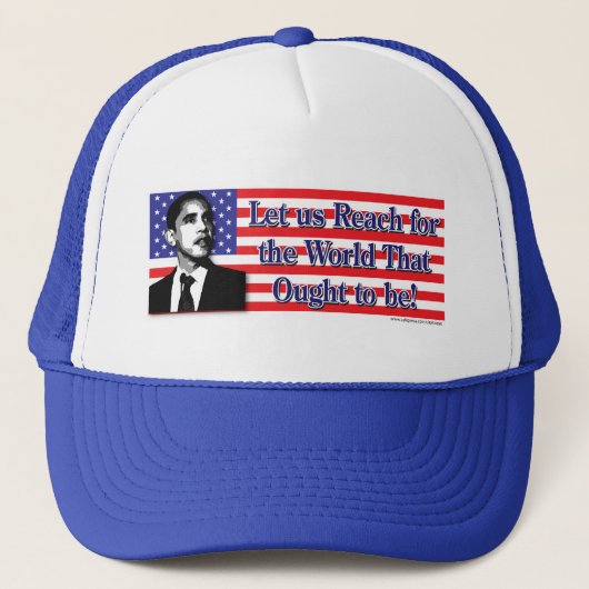 Barack Obama Truckerkappe (Vorderseite)