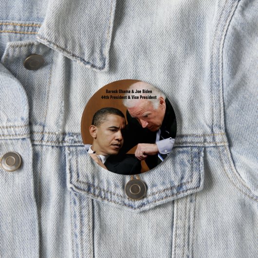 Barack Obama u. Joe Biden Button (Beispiel)