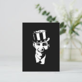 Barack Obama Uncle Sam Postkarte (Stehend Vorderseite)