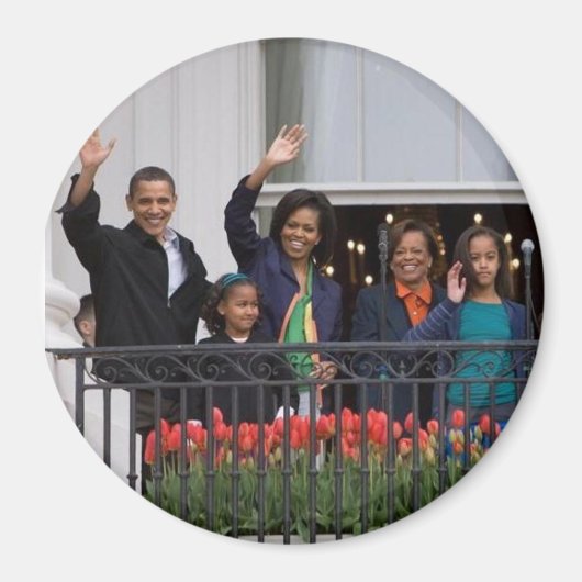Barack Obama und Familie Magnet (Vorne)