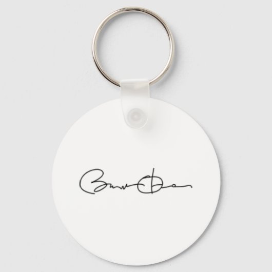 Barack Obama Unterschrift Schlüsselanhänger (Vorderseite)