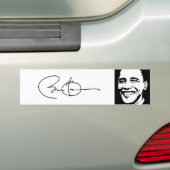 BARACK OBAMA UNTERZEICHNETE AUTOGRAPH.png Autoaufkleber (Auf Auto)