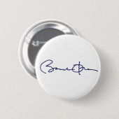 Barack Obama Unterzeichnung Button (Vorne & Hinten)