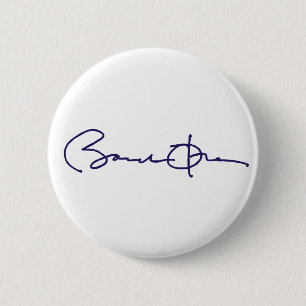 Barack Obama Unterzeichnung Button