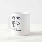 Barack Obama Unterzeichnung Kaffeetasse (Vorderseite Links)