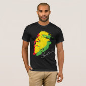 Barack Obama Unterzeichnung Rasta Entwurf T-Shirt (Vorne ganz)