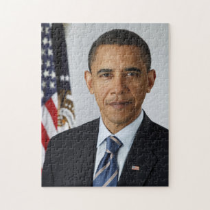 Barack Obama US-Präsident Weißen Haus Porträt  Puzzle