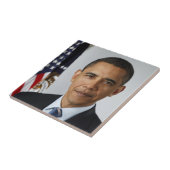 Barack Obama US-Präsident Weißes Haus Portrait Fliese (Seite)