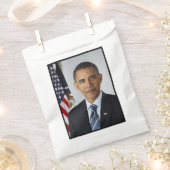 Barack Obama US-Präsident Weißes Haus Portrait Geschenktütchen (Ausgeschnitten)