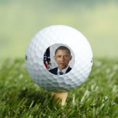Barack Obama US-Präsident Weißes Haus Portrait Golfball (Insitu T-Shirt)