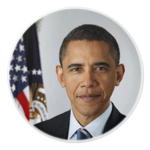 Barack Obama US-Präsident Weißes Haus Portrait Keramikknauf