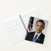 Barack Obama US-Präsident Weißes Haus Portrait Notizblock (Innenseite)
