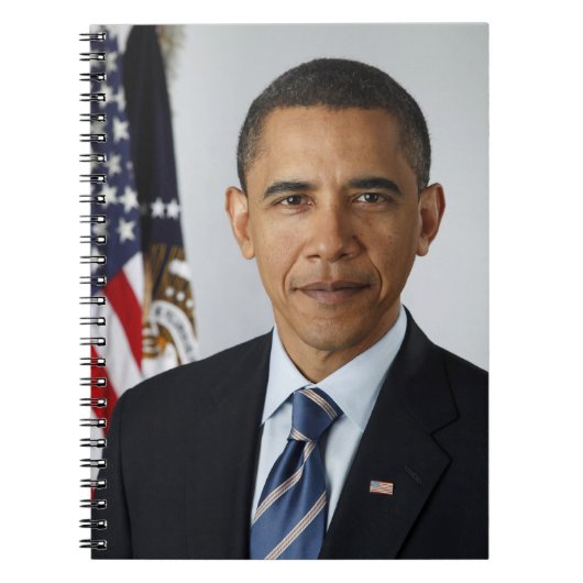 Barack Obama US-Präsident Weißes Haus Portrait Notizblock (Vorderseite)