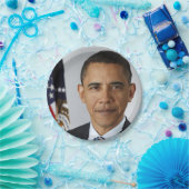 Barack Obama US-Präsident Weißes Haus Portrait Pappteller (Party)