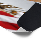 Barack Obama US-Präsident Weißes Haus Portrait Poster (Ecke)