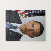 Barack Obama US-Präsident Weißes Haus Portrait Puzzle (Horizontal)