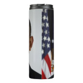 Barack Obama US-Präsident Weißes Haus Portrait Thermosbecher (Rückseite)