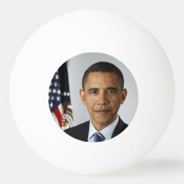 Barack Obama US-Präsident Weißes Haus Portrait Tischtennisball