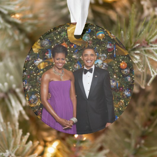 Barack Obama US-Präsident White House Weihnachten Ornament (Baum)
