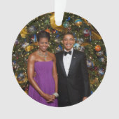 Barack Obama US-Präsident White House Weihnachten Ornament (Vorderseite)