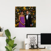 Barack Obama US-Präsident White House Weihnachten Poster (Heimbüro)
